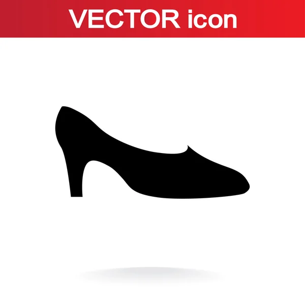 Icono zapatos de mujer — Vector de stock