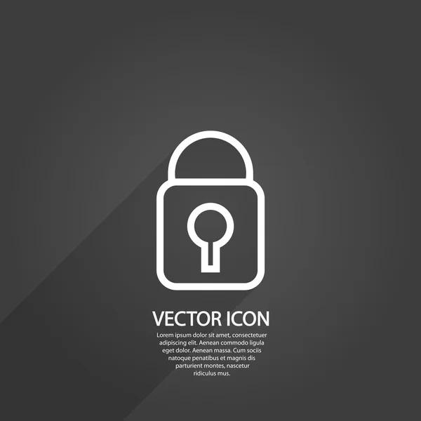 Lock icon — Stock Vector