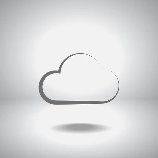 Cloud pictogram — Stockvector