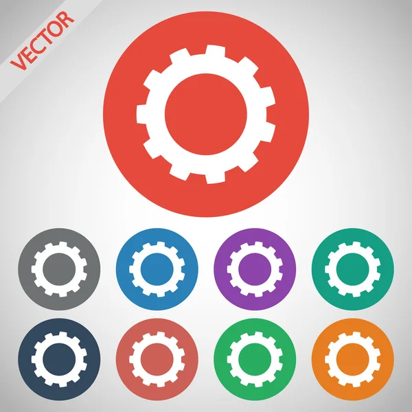 Gears icon — Stock Vector