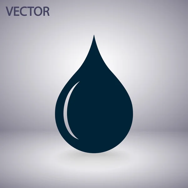 Drop pictogram — Stockvector