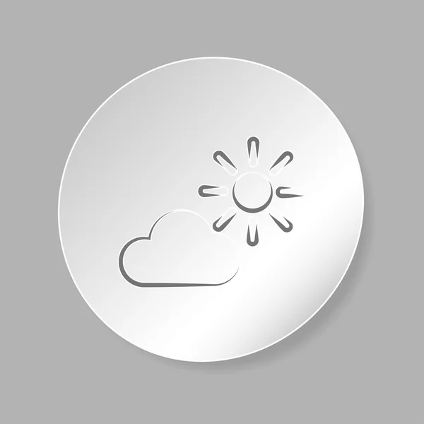 Clima icono web — Vector de stock