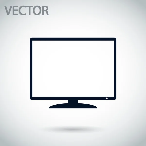 Ícone monitor — Vetor de Stock