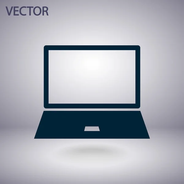 Laptop-Symbol — Stockvektor