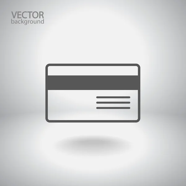 Bank credit card icon — Stock Vector