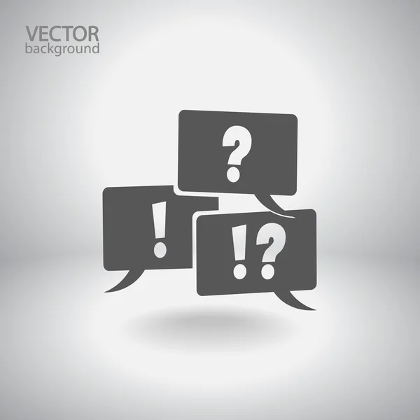 Signo de interrogación y exclamación — Vector de stock