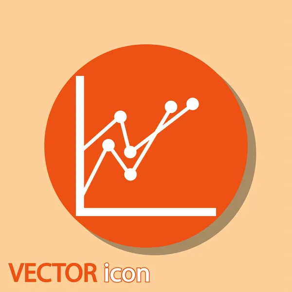 Infographic, chart icon — Stock Vector