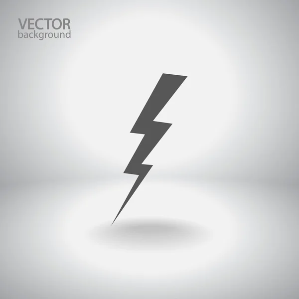 Lightning-ikonen — Stock vektor