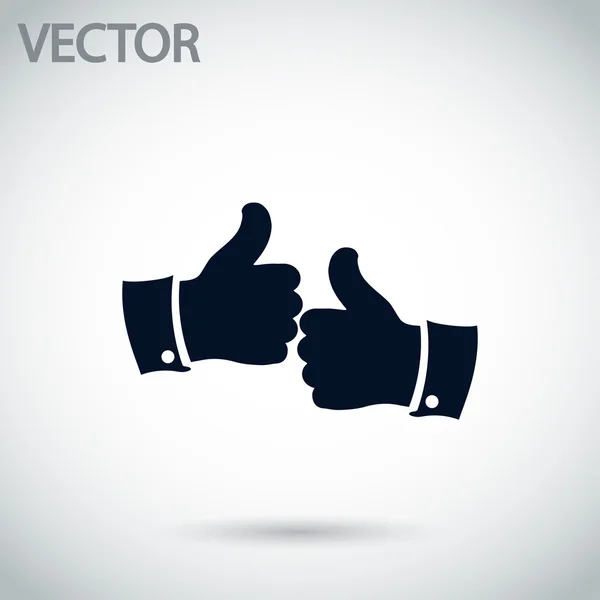 Thumb up icons — Stock Vector