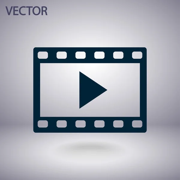 Ícone de vídeo — Vetor de Stock