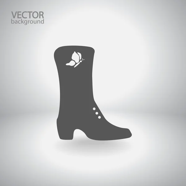 Women's shoes icon — Stock Vector