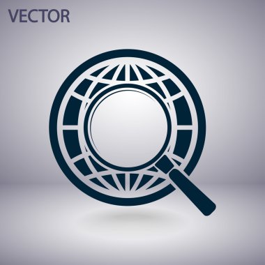 Dünya Büyüteç arama simgesi