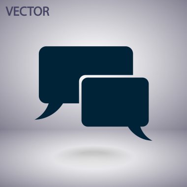 konuşma balonu simgeleri simge siyah