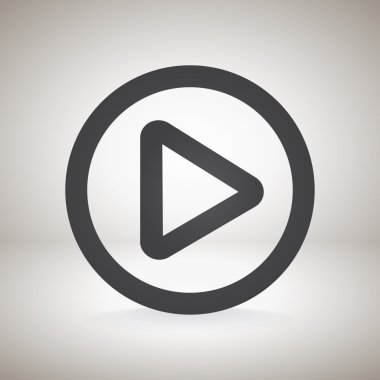 düğme web simgesi oynamak