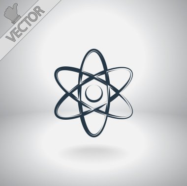 soyut fizik bilim modeli simgesi