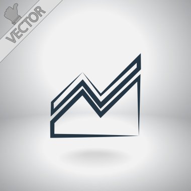 Infographic, grafik simgesi