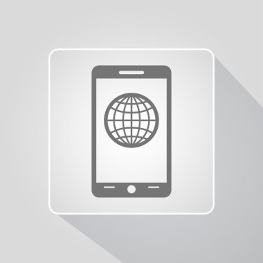 Mobil akıllı telefon simgesi