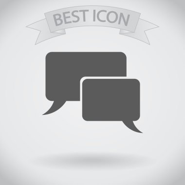 konuşma balonu simgeleri simge siyah