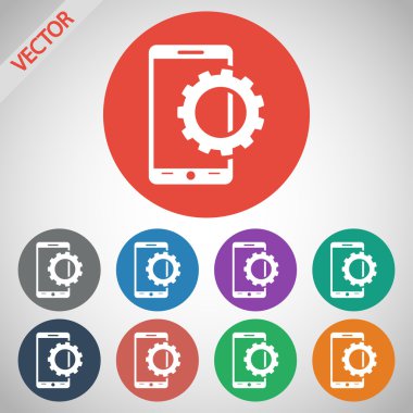 parametreleri ayarlama, mobil akıllı telefon simgesi