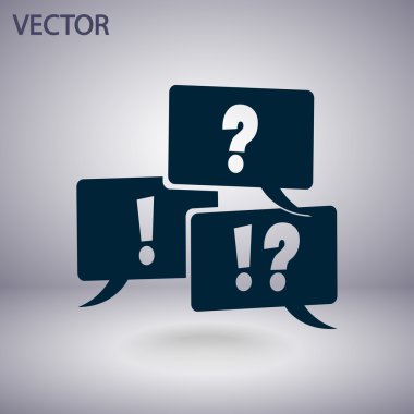 soru ve ünlem işareti