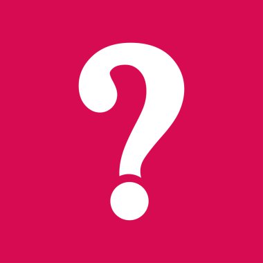 Soru işareti simgesi simgesi