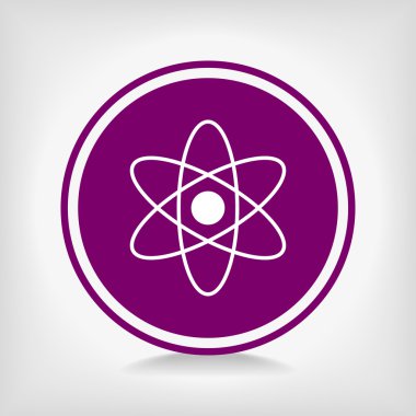 soyut fizik bilim modeli simgesi