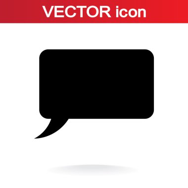 konuşma balonu simgeleri simge siyah