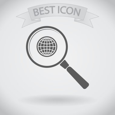 Dünya Büyüteç arama simgesi