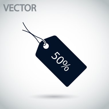 yüzde 50's etiketi simgesi