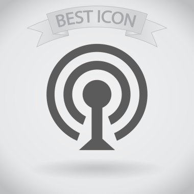 Kablosuz ağ wifi simgesi simgesi