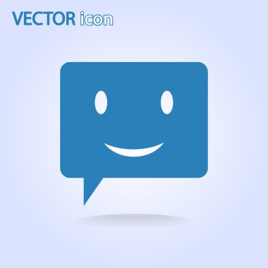 Gülümseyen baloncuk simgesi