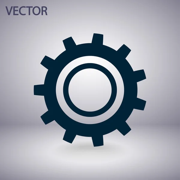 Versnellingen Ikoon — Stockvector