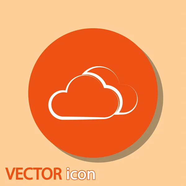 Pictogram van het web weer — Stockvector