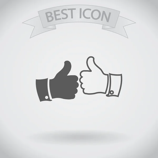 Thumb up icons — Stock Vector