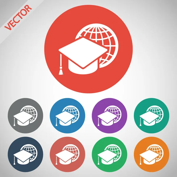 Internet training icon — Stock Vector