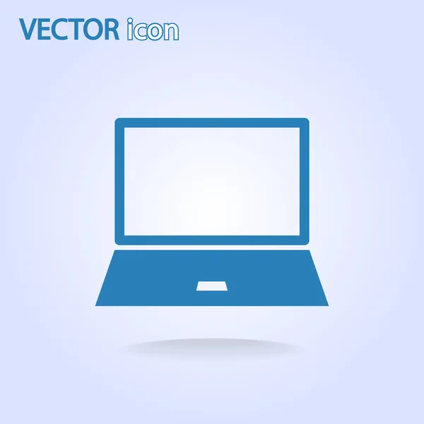 Laptop pictogram — Stockvector