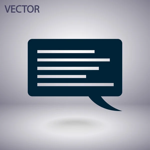 Icono del diálogo — Vector de stock