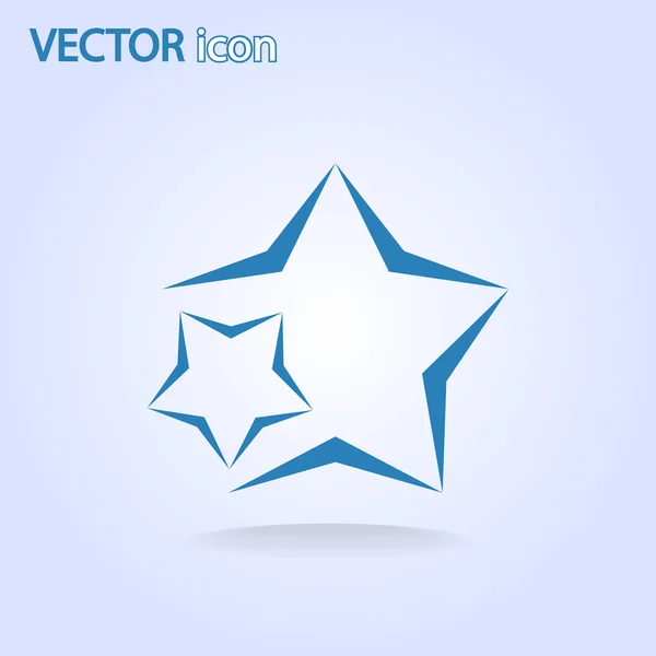 Stjerneikon – Stock-vektor