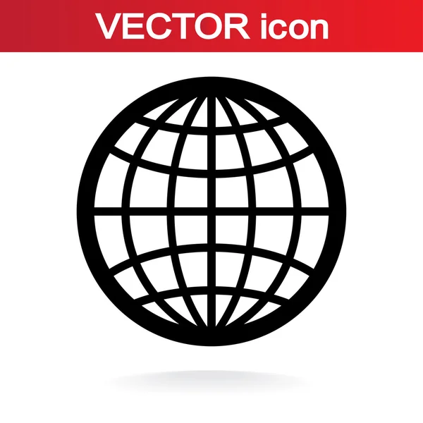 Ikona Globe — Stockový vektor