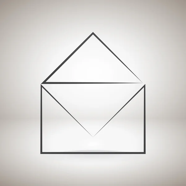 Ícone de correio — Vetor de Stock