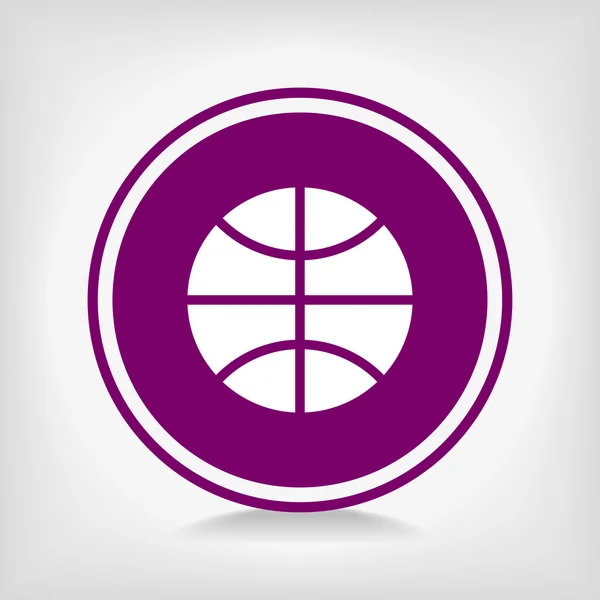 Icono de baloncesto — Vector de stock