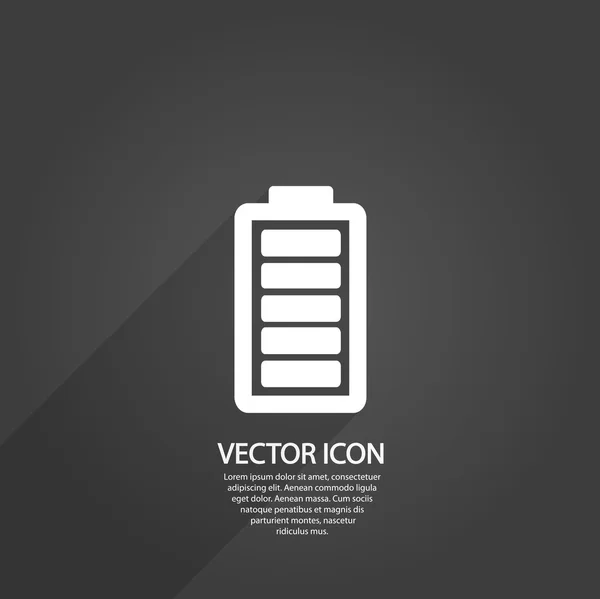 Icono de carga batería — Vector de stock