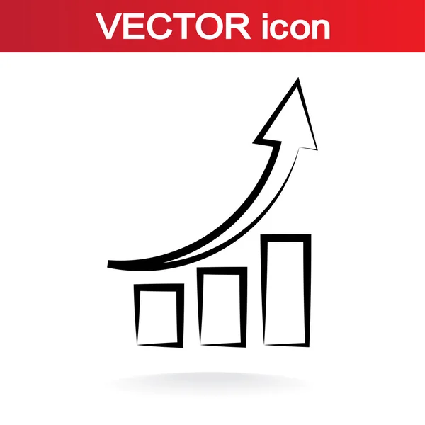 Infographic, chart icon — Stock Vector