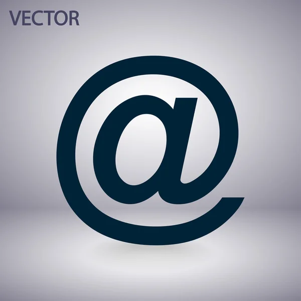 Ikona elektronické pošty Internetu — Stockový vektor
