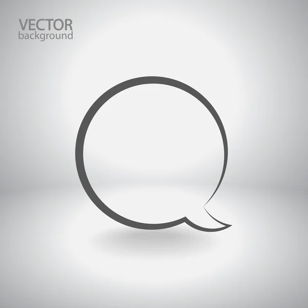 Comic speech bubble icon — Stock Vector