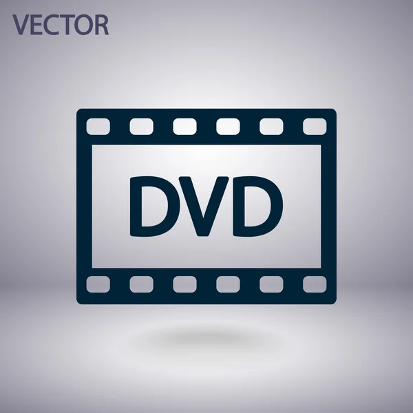 Icono DVD — Vector de stock
