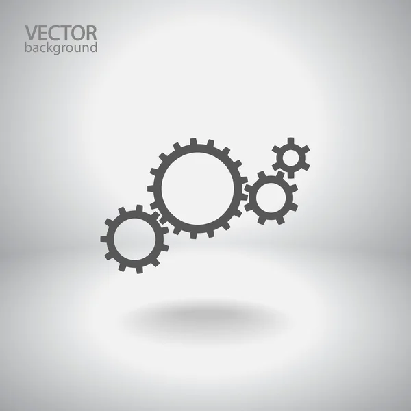 Versnellingen Ikoon — Stockvector