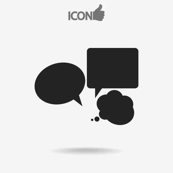 Speech bubbles icon — Stock Vector