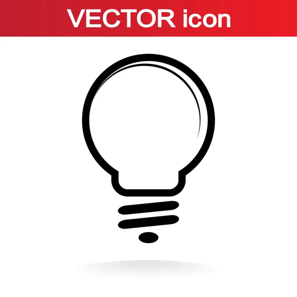 Light bulb icon — Stock Vector