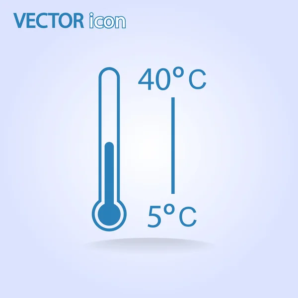 Icône du thermomètre — Image vectorielle
